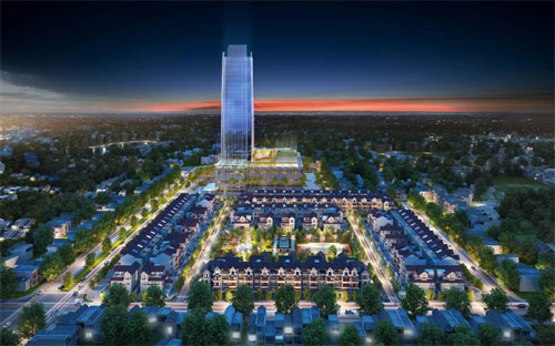 Phối cảnh dự án Vincom Hà Tĩnh.