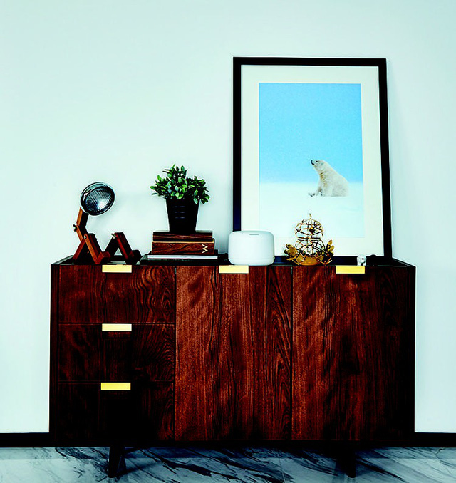 Décor phòng khách với tủ búp phê - Ảnh 4.