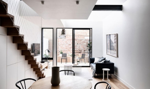 Căn hộ duplex đơn sắc