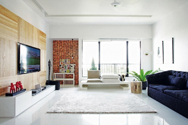 Căn hộ màu trắng mang cảm hứng đồng quê - Ảnh 3.