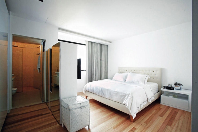 Căn hộ màu trắng mang cảm hứng đồng quê - Ảnh 8.