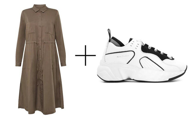 8 bộ đôi váy và sneakers cho chuyến du lịch mùa thu - Ảnh 4.