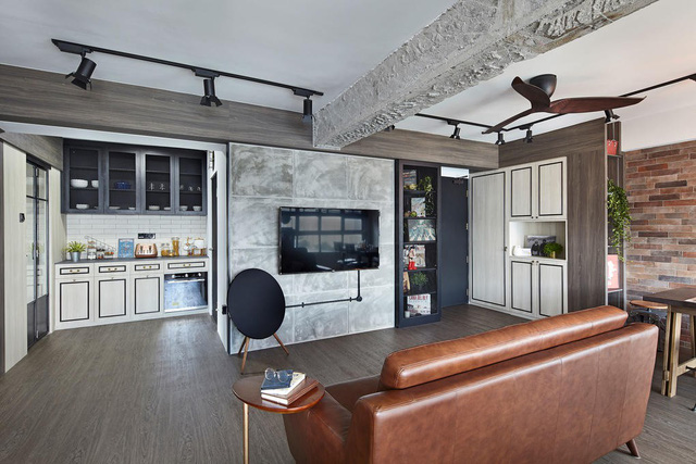 Khi phong cách công nghiệp kết hợp nội thất cổ điển - Ảnh 1.