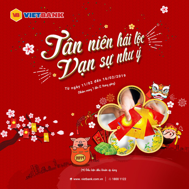 VietBank triển khai chương trình hái lộc tân niên - Ảnh 1.