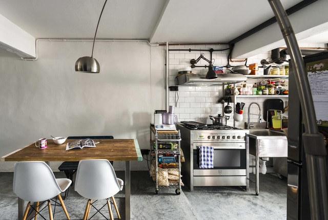 Căn hộ độc thân mang phong cách công nghiệp độc đáo - Ảnh 5.