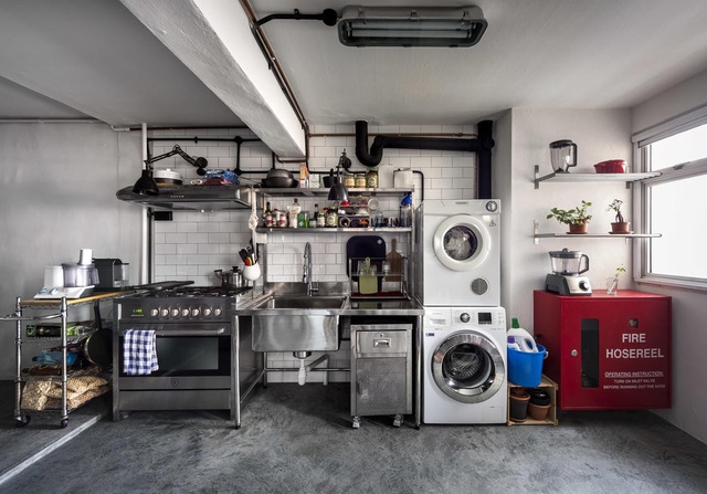 Căn hộ độc thân mang phong cách công nghiệp độc đáo - Ảnh 6.