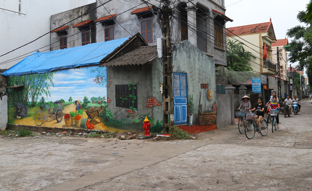 Về Chử Xá check in cùng tranh tường vẽ sản vật nông nghiệp - Ảnh 8.