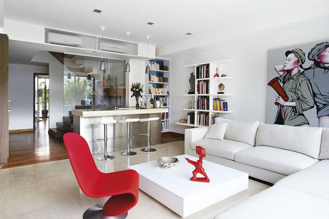 Căn hộ penthouse phủ kín bởi các tác phẩm nghệ thuật - Ảnh 1.