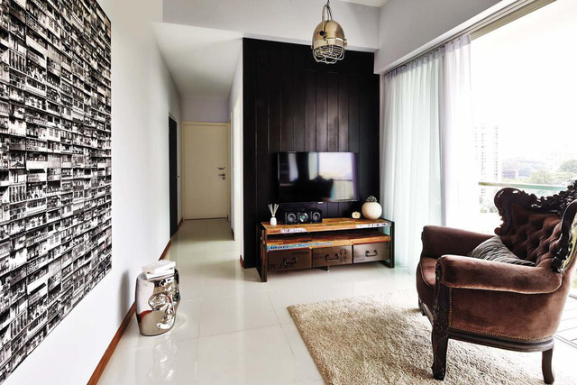 Căn hộ nhỏ đơn sắc và nhiều hoài niệm - Ảnh 3.