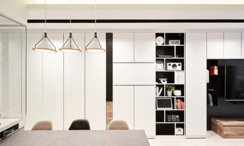 Căn hộ màu trắng thanh lịch mà không hề đơn điệu