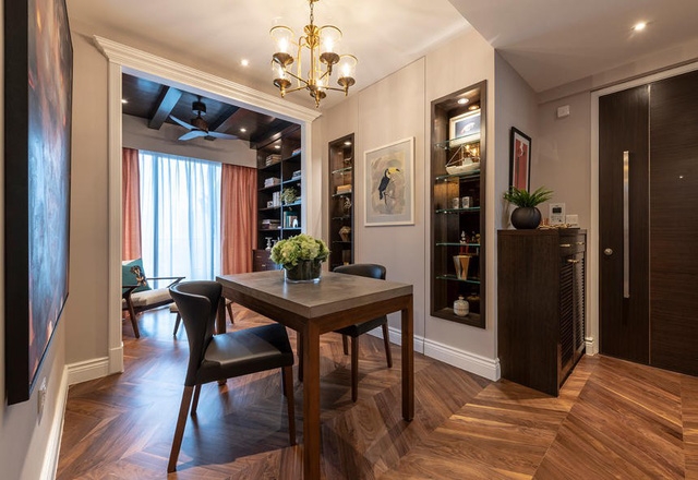 Vẻ đẹp Đông Dương trong căn hộ hiện đại - Ảnh 4.