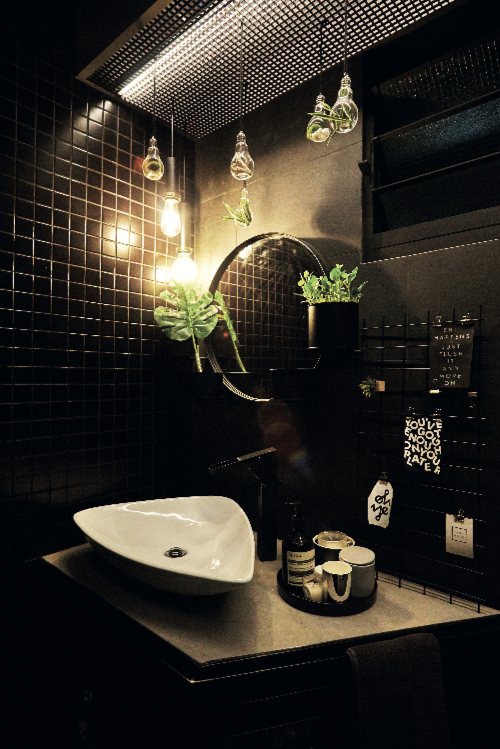 Bí quyết để có một phòng tắm màu đen ấn tượng - Ảnh 5.