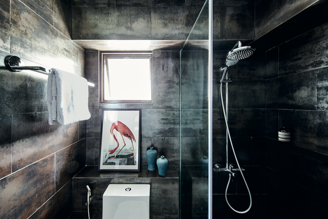 Bí quyết để có một phòng tắm màu đen ấn tượng - Ảnh 7.