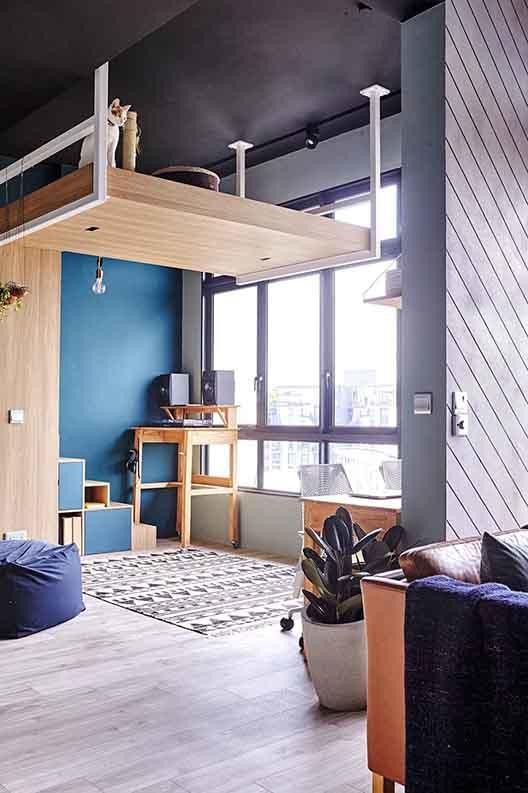 Những ý tưởng gác lửng để thêm không gian cho căn hộ nhỏ - Ảnh 2.