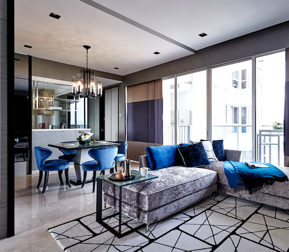 9 ý tưởng nội thất cho những người thích màu xanh lam - Ảnh 4.