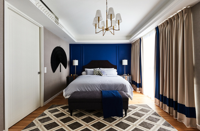 9 ý tưởng nội thất cho những người thích màu xanh lam - Ảnh 7.