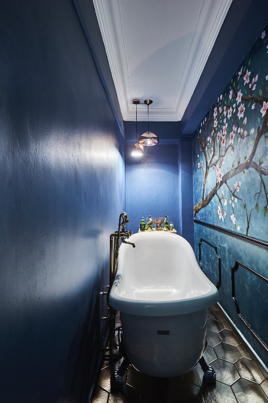 9 ý tưởng nội thất cho những người thích màu xanh lam - Ảnh 9.