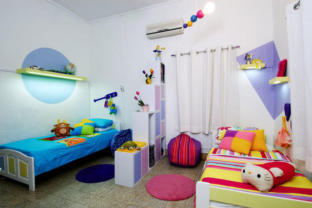 Phòng ngủ hợp lý cho hai bé sinh đôi - Ảnh 1.