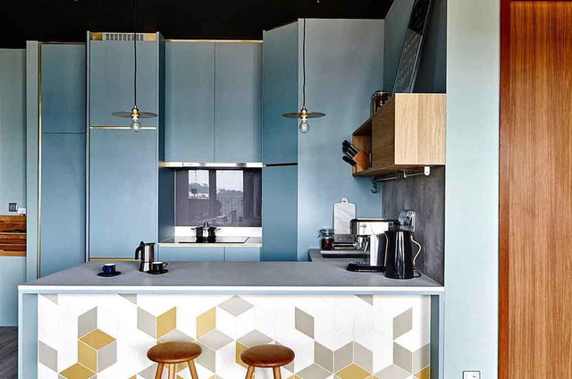 8 căn bếp lựa chọn gạch ốp hoàn hảo - Ảnh 1.