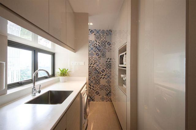 8 căn bếp lựa chọn gạch ốp hoàn hảo - Ảnh 2.