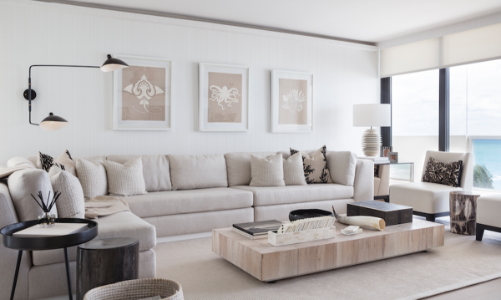 Tông màu kem trong nội thất