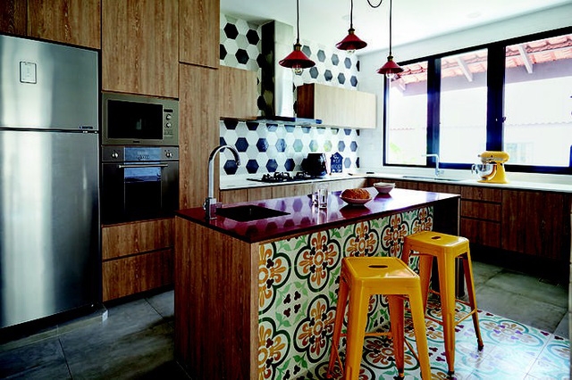 Chọn gạch ốp tường cho gian bếp hiện đại - Ảnh 7.