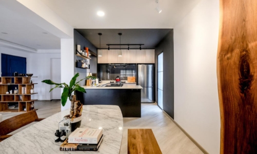 Sự kết hợp hài hòa giữa không gian chung và riêng