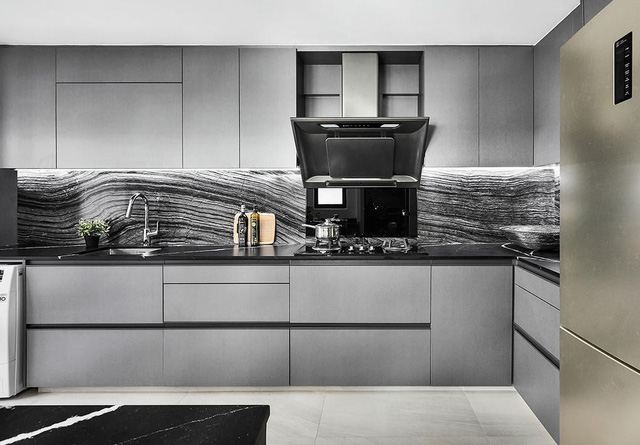 Căn hộ hiện đại với vẻ đẹp lạnh lùng - Ảnh 4.