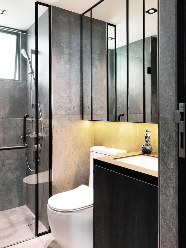 Căn hộ màu xám không hề đơn điệu - Ảnh 6.