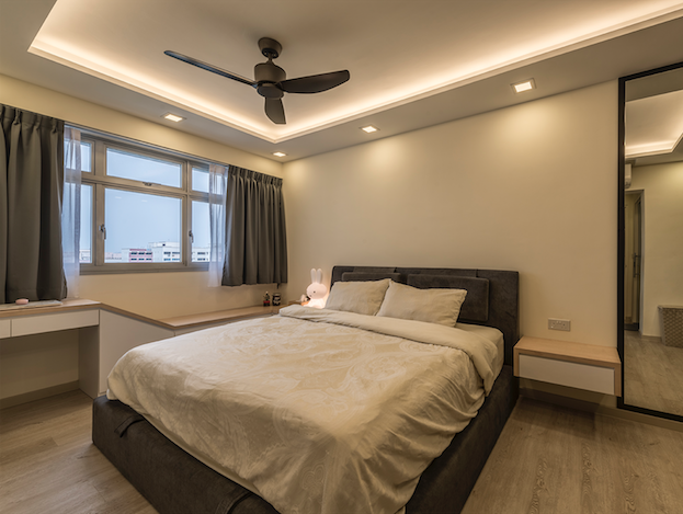 Căn hộ ấm cúng với gạch mộc và vách kính - Ảnh 6.