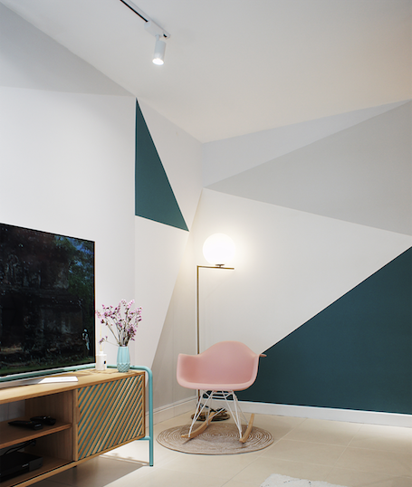 Căn hộ với những mảng tường độc đáo - Ảnh 3.