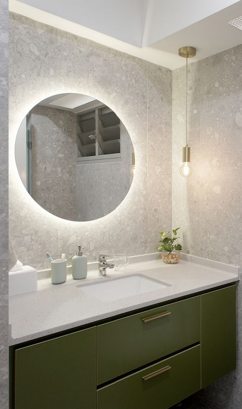 Căn hộ với những mảng tường độc đáo - Ảnh 6.