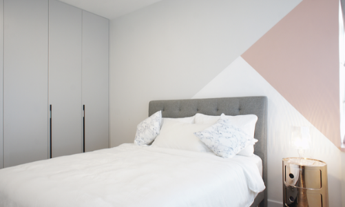 Căn hộ với những mảng tường độc đáo