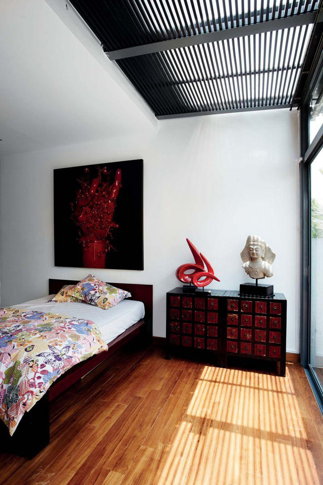 9 ý tưởng treo tranh cho mảng tường đầu giường - Ảnh 8.