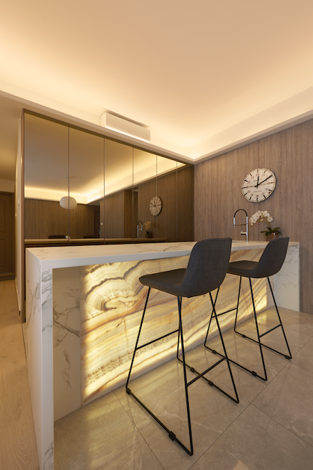 Căn hộ với nội thất gỗ liền mạch - Ảnh 5.