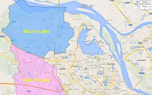 Đề án thành lập quận Nam Từ Liêm và Bắc Từ Liêm đã được Chính phủ thông qua vào cuối tháng 12/2013.<br>