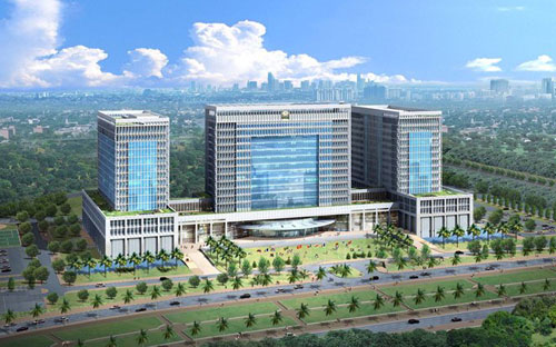 Trụ sở mới của Bộ Ngoại giao đang được xây dựng tại Mễ Trì, Từ Liêm, Hà Nội.<br>