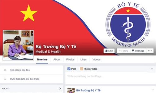Bộ trưởng đầu tiên công bố trang Facebook cá nhân