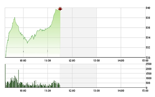 VN-Index được các blue-chips kéo lên rất mạnh. ảnh TVSI