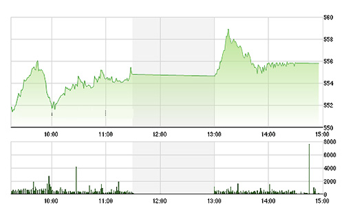 VN-Index gần như đi ngang trong nửa sau của phiên giao dịch chiều nay. ảnh TVSI