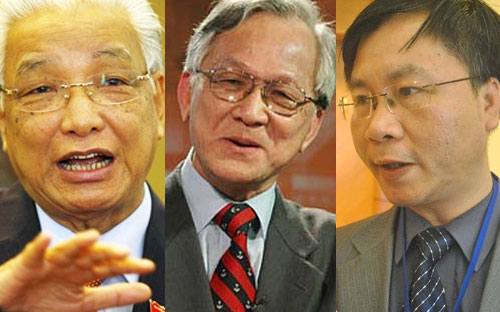 Ông Cao Sỹ Kiêm, ông Bùi Kiến Thành và ông Vũ Đình Ánh.<br>