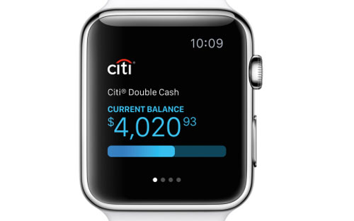 Citi là ngân hàng Mỹ đầu tiên ra mắt tính năng ứng dụng ngân hàng trực 
tuyến trên sản phẩm công nghệ mới nhất Apple Watch vừa được ra mắt đầu 
tuần này.