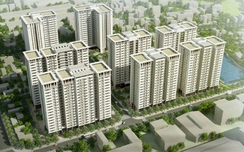 Phối cảnh dự án nhà ở xã hội Vesta.<br>