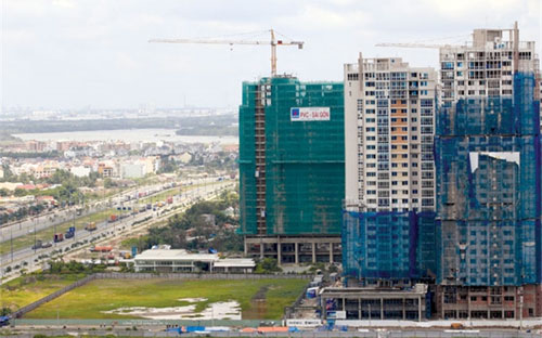 Một dự án bất động sản ở Tp.HCM.<br>