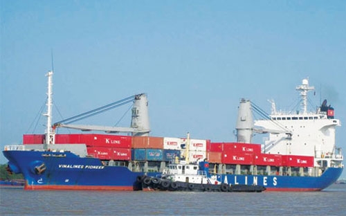 Một con tàu của Vinalines.<br>