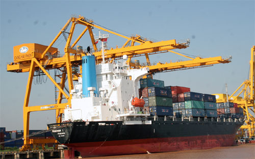 Một góc Cảng Hải phòng.<br>