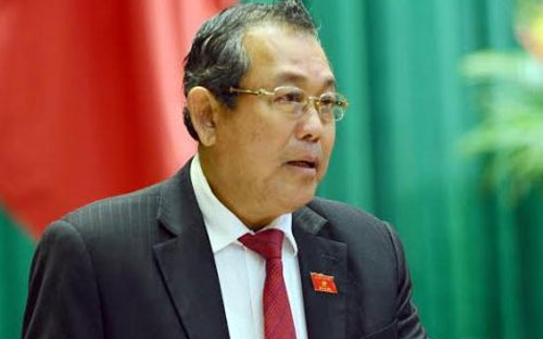 Chánh án Tòa án nhân dân tối cao Trương Hòa Bình.