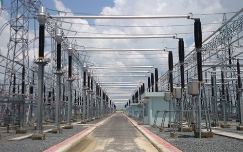 Một dự án truyền tải điện.<br>