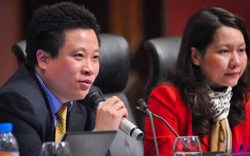 Ông Hà Văn Thắm và bà Nguyễn Minh Thu - Ảnh: VnExpress.<br>