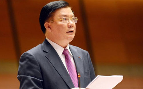 Bộ trưởng Bộ Tài chính Đinh Tiến Dũng.<strong> </strong>